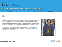 Tablet Screenshot of danzevin.com
